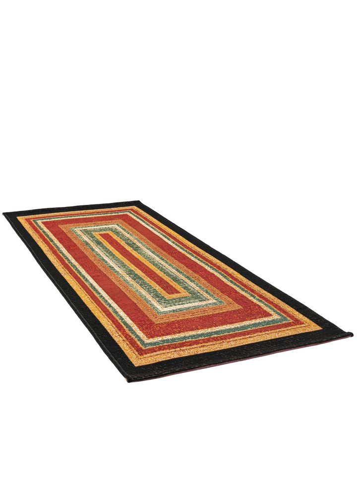 2' x 5' Easy-Clean Modern Indoor / Outdoor Runner Rug