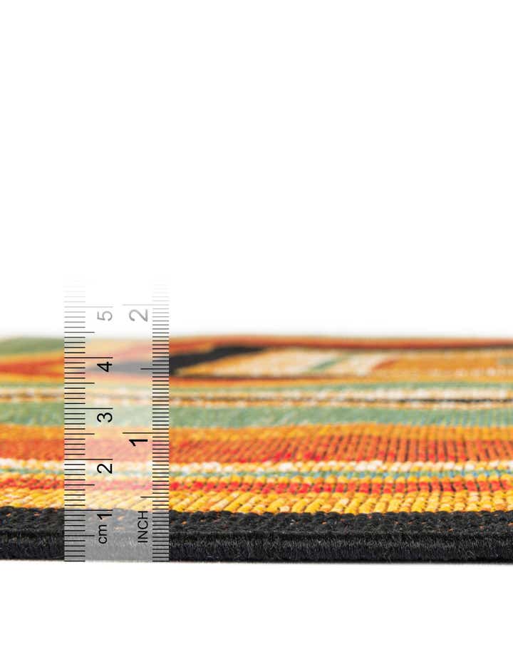 2' 7 x 12' Easy-Clean Modern Indoor / Outdoor Runner Rug