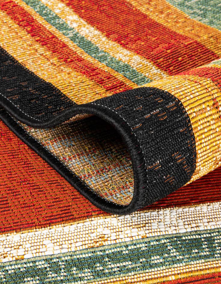 Detail image of 2' x 8'  Washable Modern Indoor / Outdoor Runner Rug
