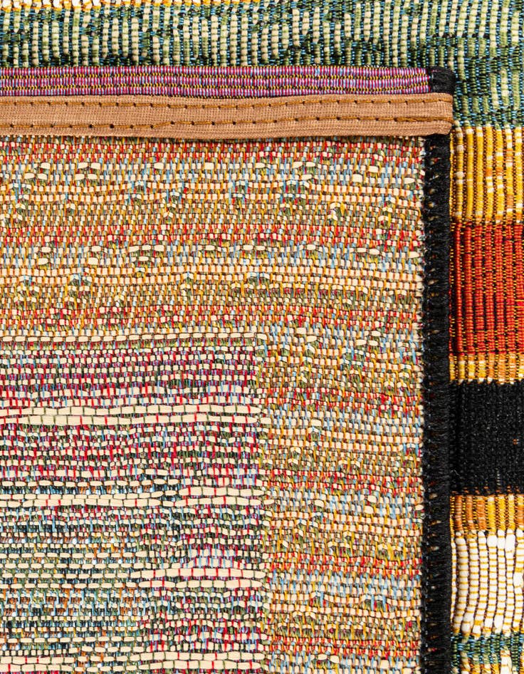 Detail image of 2' x 8'  Washable Modern Indoor / Outdoor Runner Rug