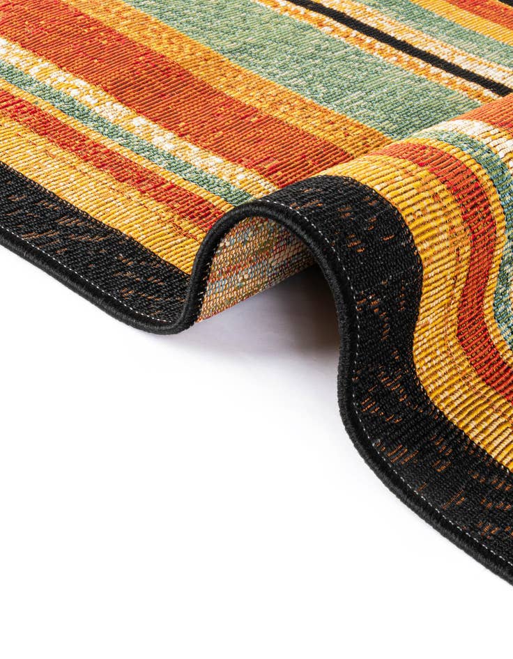 Detail image of 2' x 8'  Washable Modern Indoor / Outdoor Runner Rug