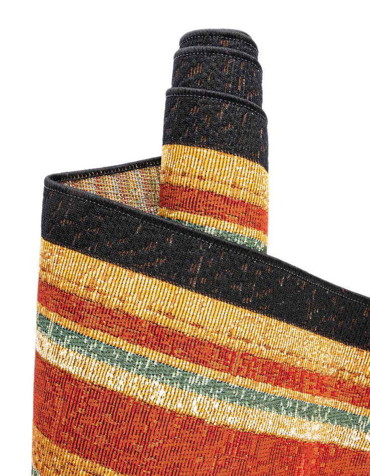 Detail image of 2' x 8'  Washable Modern Indoor / Outdoor Runner Rug