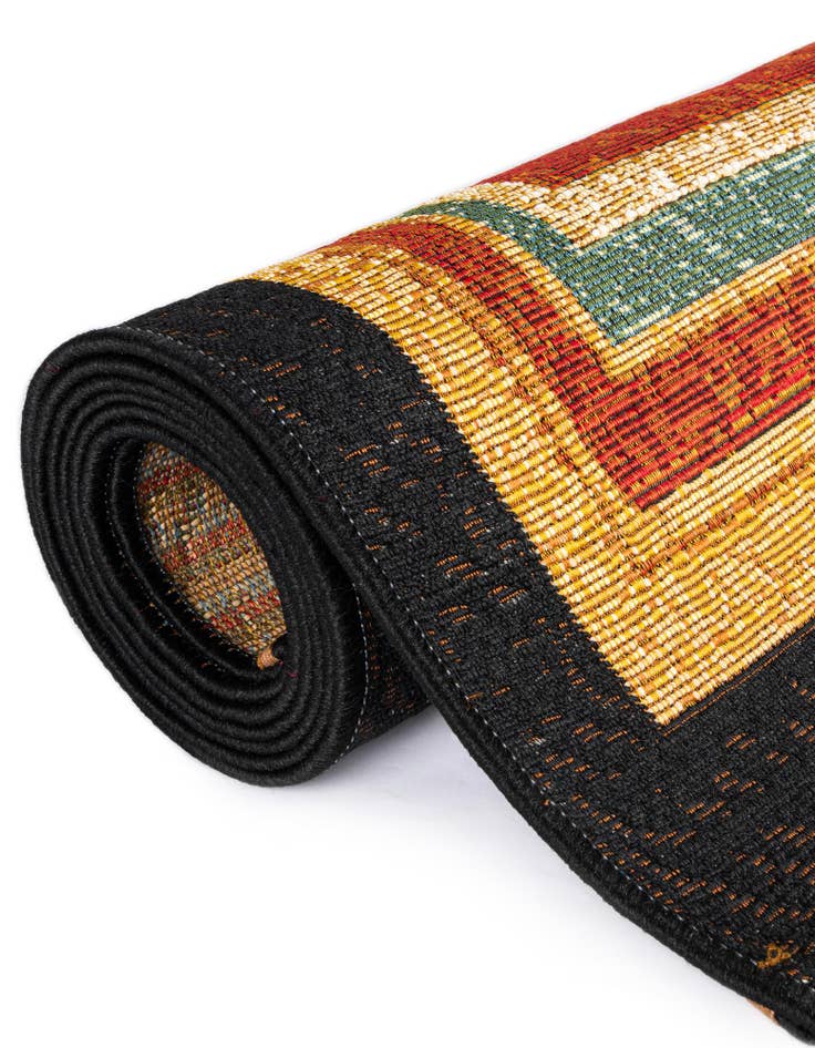 Detail image of 2' x 8'  Washable Modern Indoor / Outdoor Runner Rug