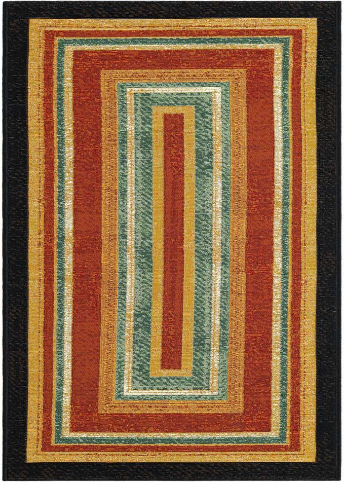 2' x 6' Easy-Clean Modern Indoor / Outdoor Runner Rug