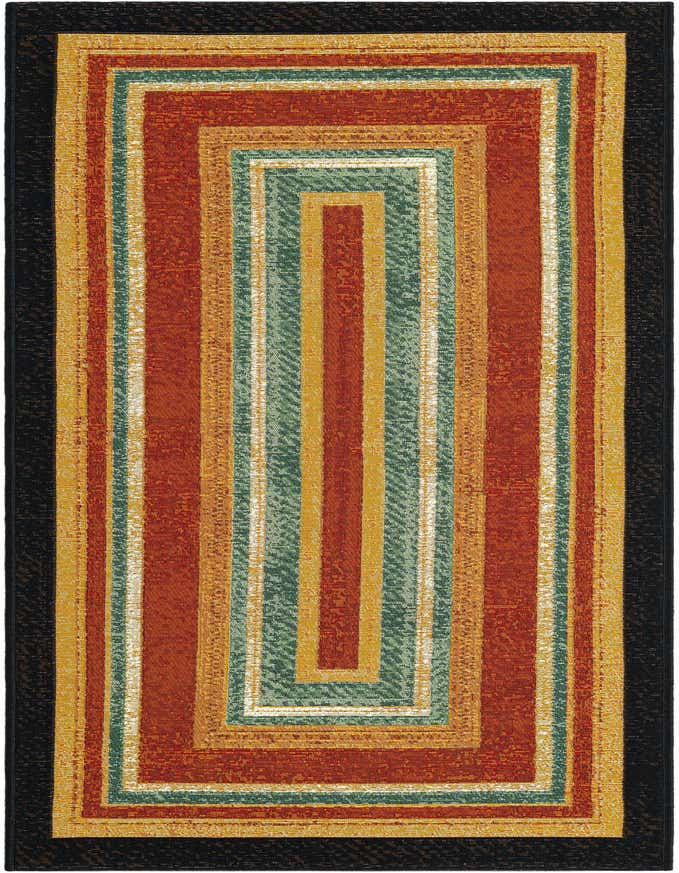 2' x 6' Easy-Clean Modern Indoor / Outdoor Runner Rug