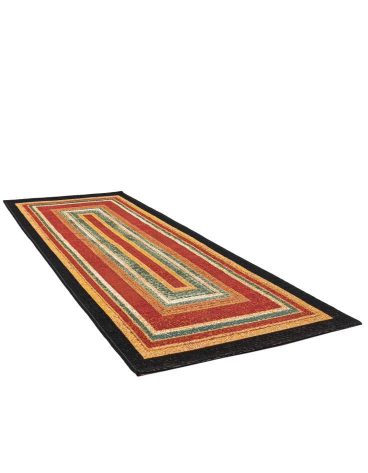 Detail image of 2' x 6'  Washable Modern Indoor / Outdoor Runner Rug