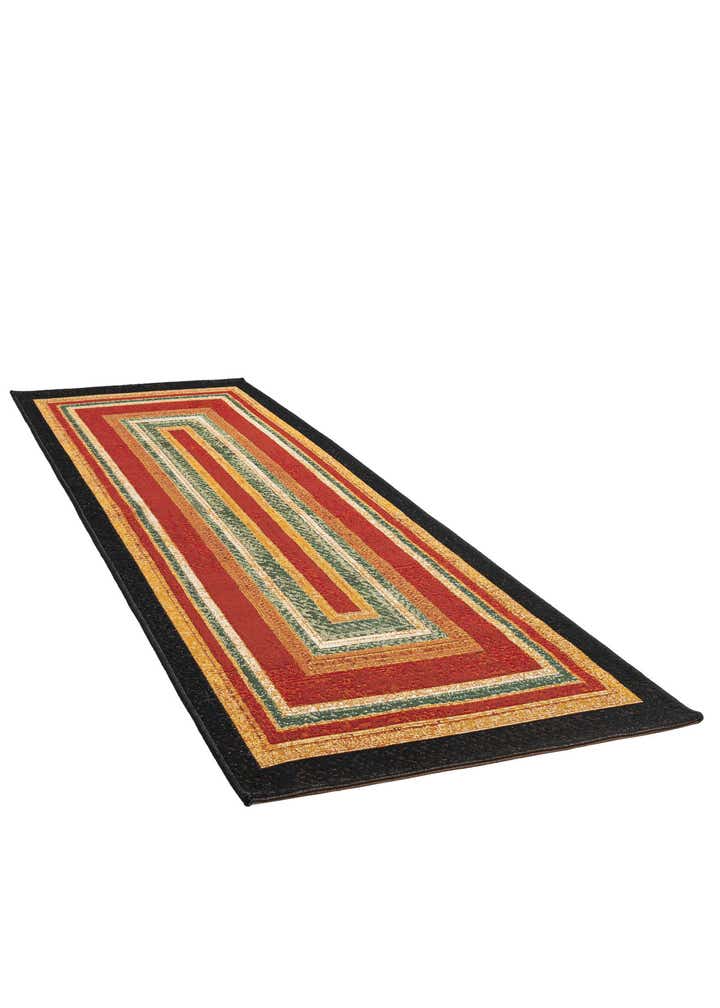 2' x 6' Easy-Clean Modern Indoor / Outdoor Runner Rug