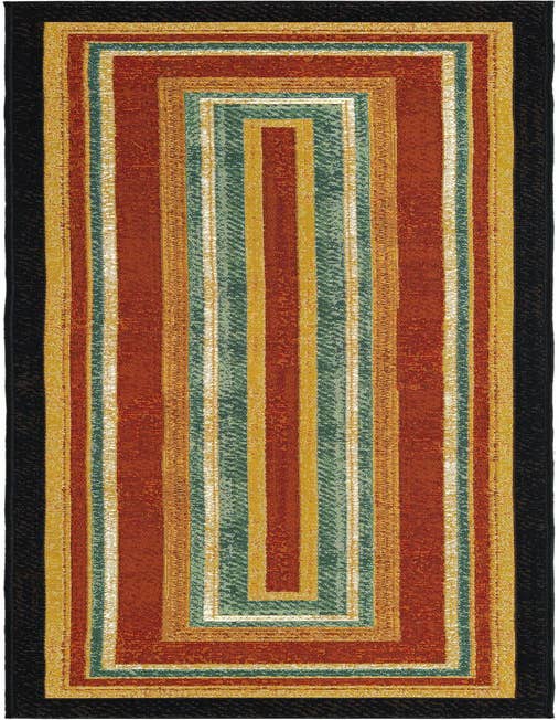 Detail image of 2' x 8' Easy-Clean Modern Indoor / Outdoor Runner Rug