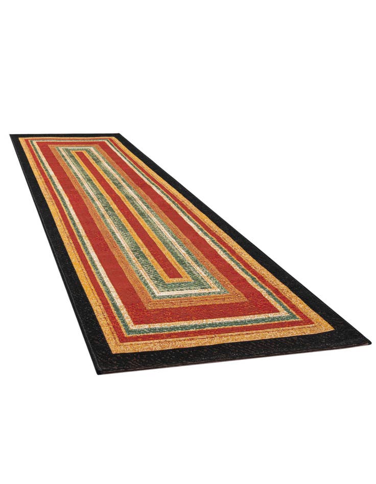 Detail image of 2' x 8' Easy-Clean Modern Indoor / Outdoor Runner Rug