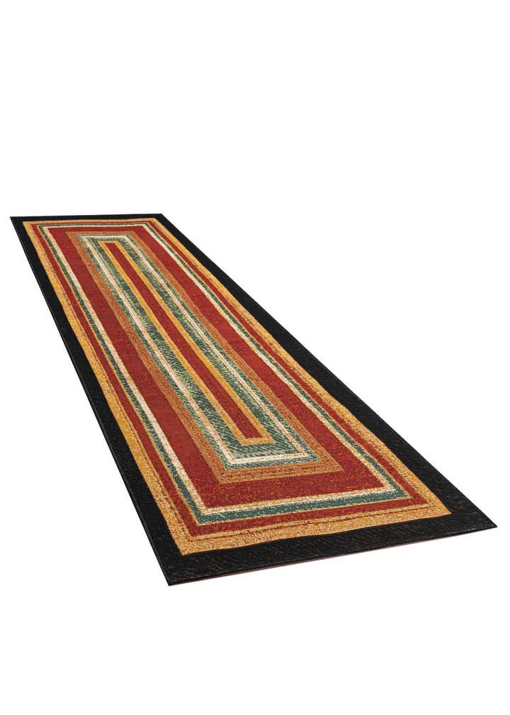 2' x 8' Easy-Clean Modern Indoor / Outdoor Runner Rug