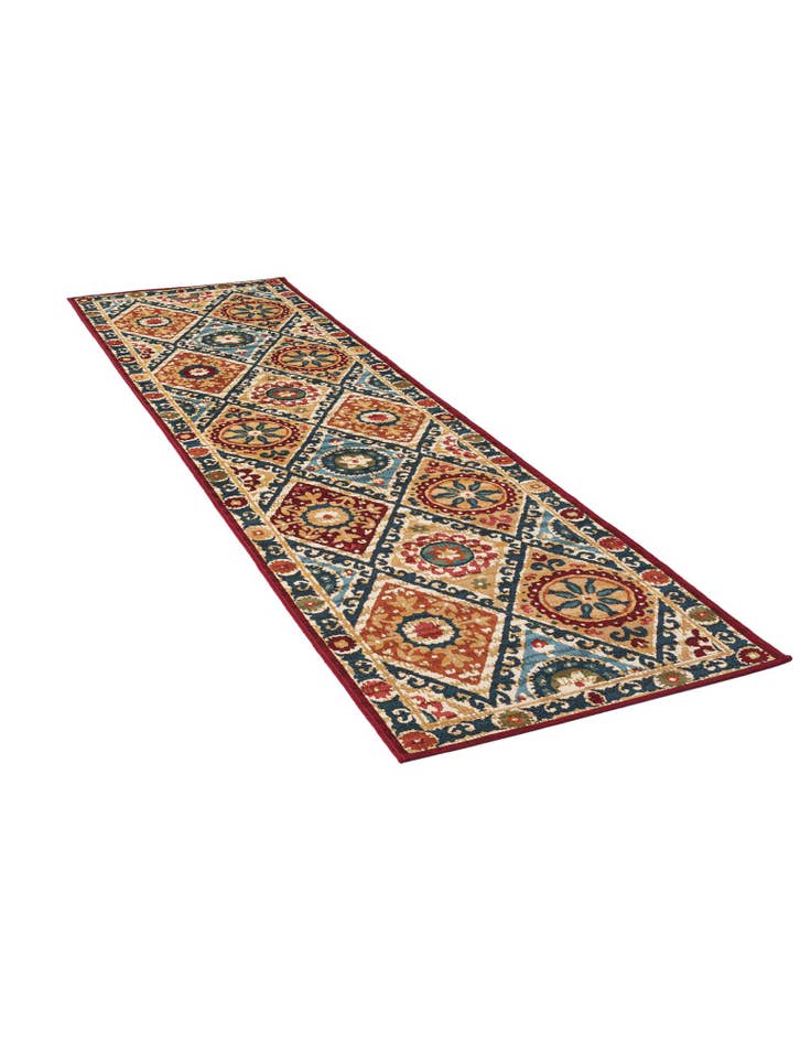 Detail image of 2' 7 x 10'  Washable Modern Indoor / Outdoor Runner Rug