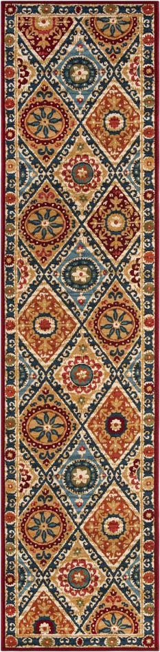 Detail image of 2' 7 x 12' Easy-Clean Modern Indoor / Outdoor Runner Rug