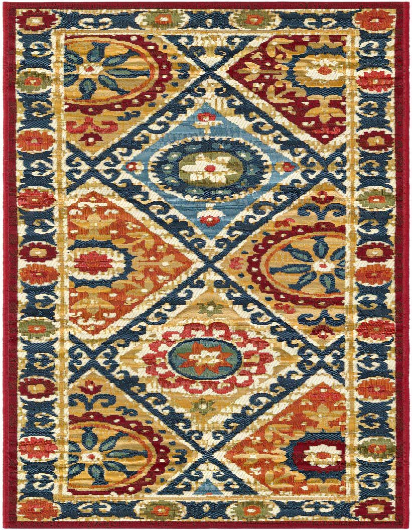 2' x 5' Easy-Clean Modern Indoor / Outdoor Runner Rug