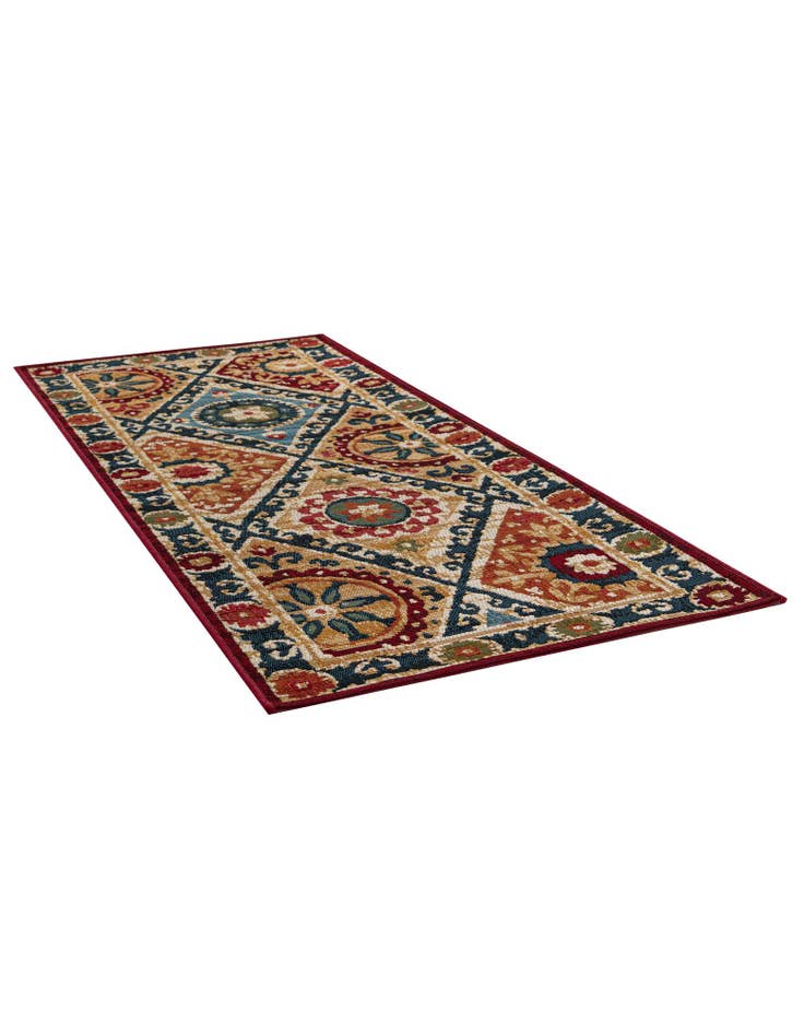 Detail image of 2' x 5' Easy-Clean Modern Indoor / Outdoor Runner Rug