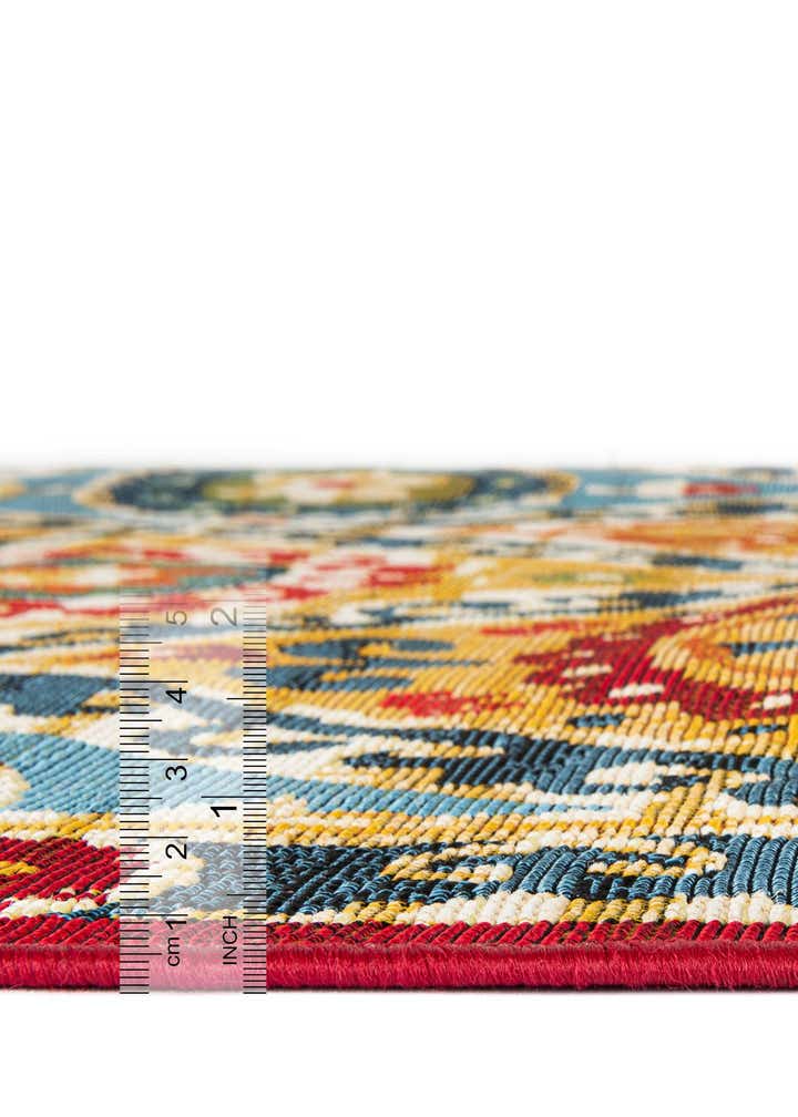 2' 7 x 10' Easy-Clean Modern Indoor / Outdoor Runner Rug
