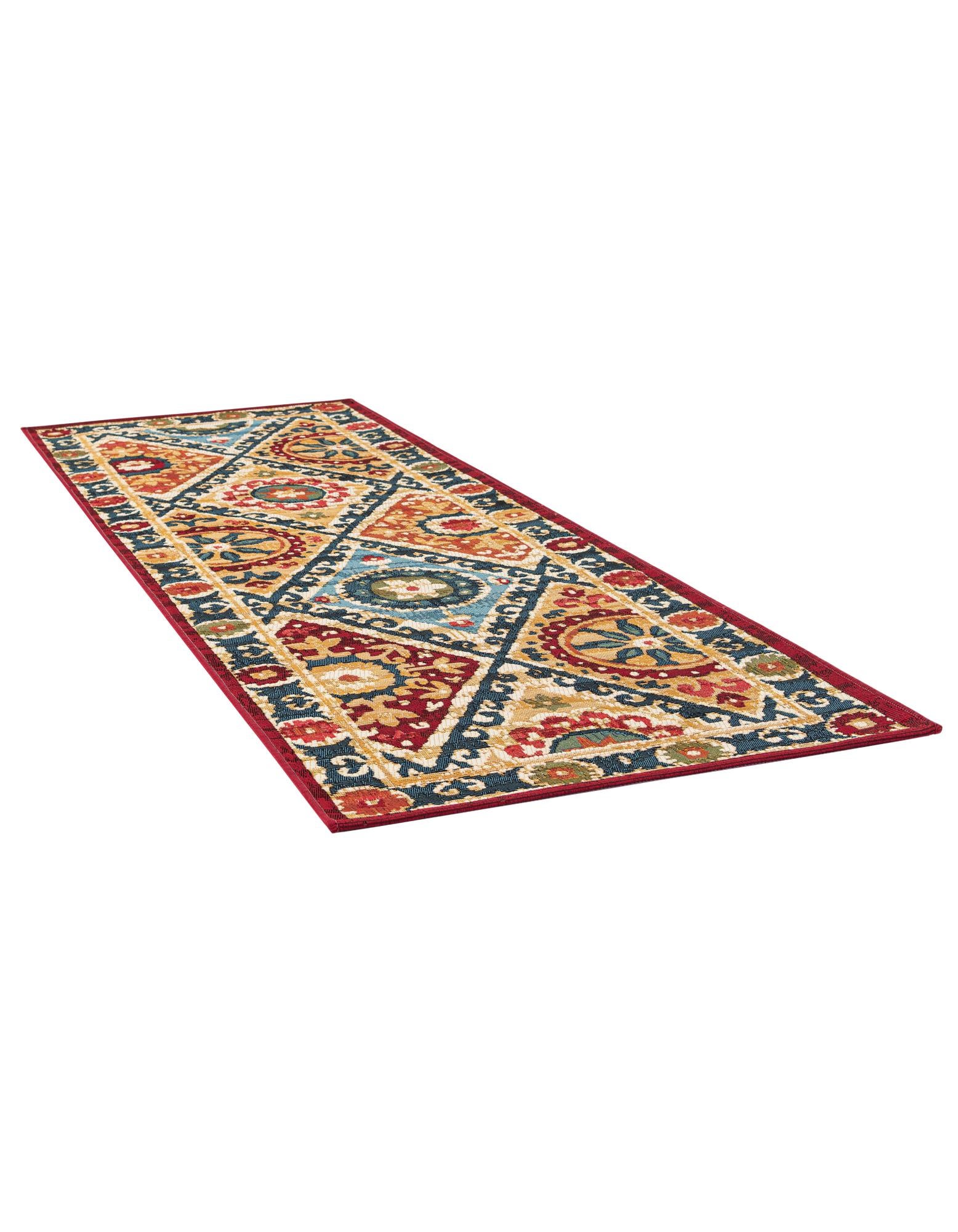 2' x 6' Easy-Clean Modern Indoor / Outdoor Runner Rug