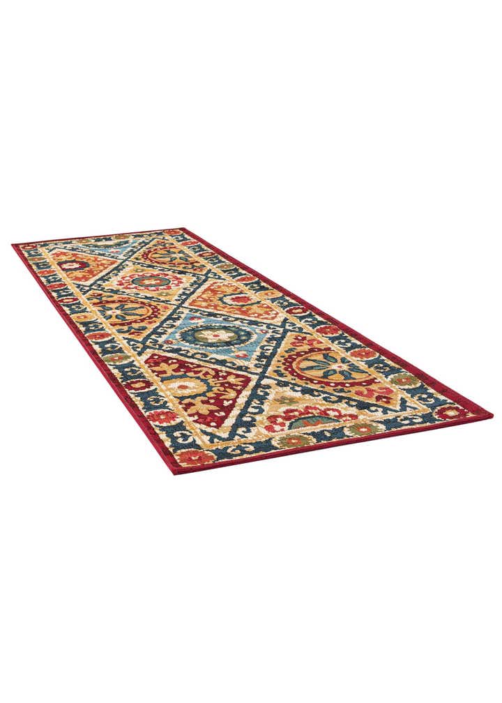 2' x 6' Easy-Clean Modern Indoor / Outdoor Runner Rug