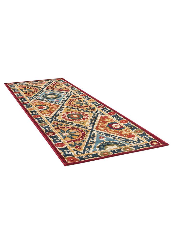 2' x 6' Easy-Clean Modern Indoor / Outdoor Runner Rug