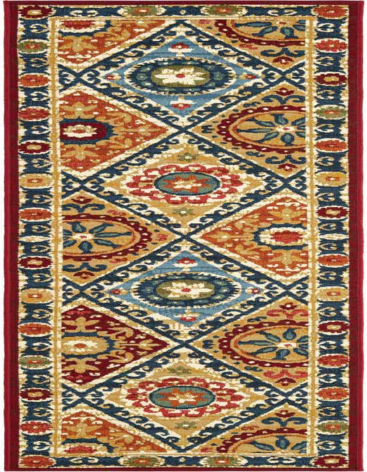 2' x 8' Easy-Clean Modern Indoor / Outdoor Runner Rug
