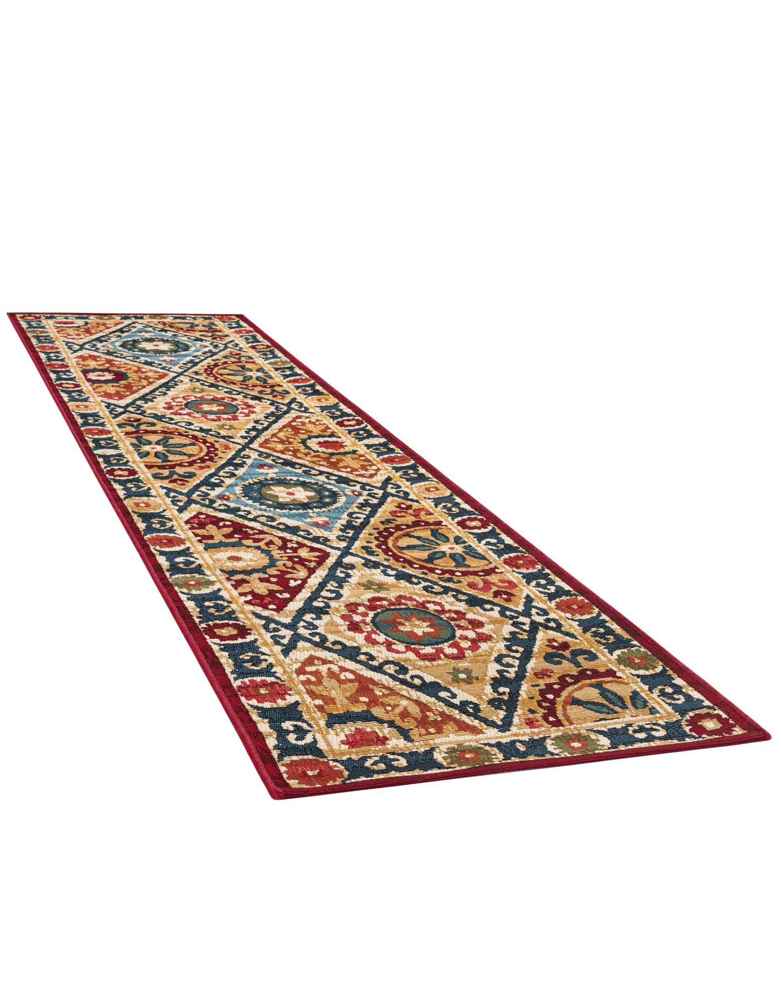 2' x 8' Easy-Clean Modern Indoor / Outdoor Runner Rug