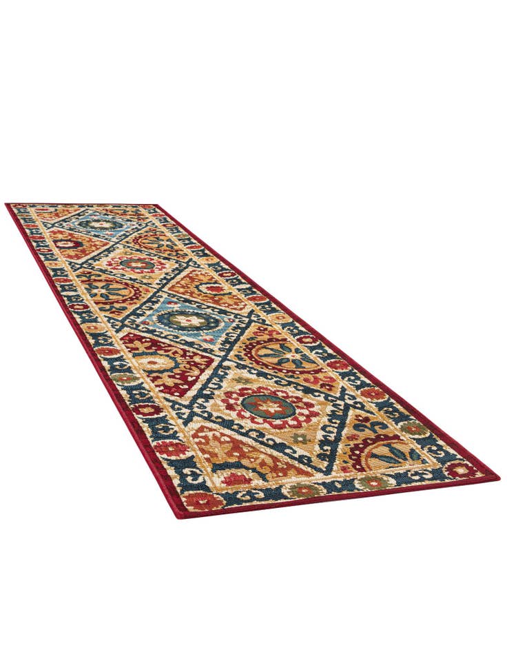 Detail image of 2' x 8' Easy-Clean Modern Indoor / Outdoor Runner Rug