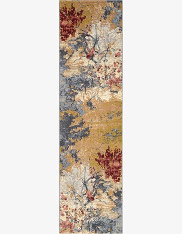 2' 7 x 10' Easy-Clean Modern Indoor / Outdoor Runner Rug