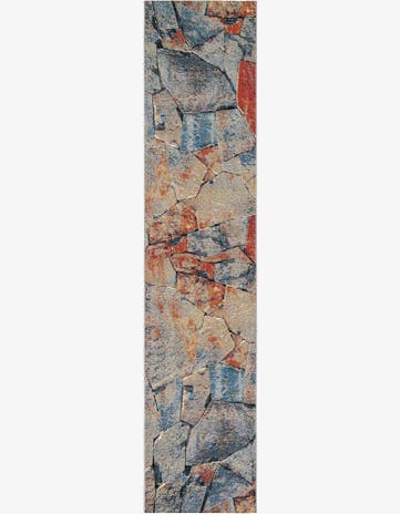 Easy-Clean Modern Indoor / Outdoor Runner Rug