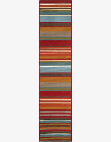 2' x 8' Easy-Clean Modern Indoor / Outdoor Runner Rug