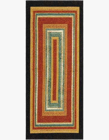 Easy-Clean Modern Indoor / Outdoor Runner Rug