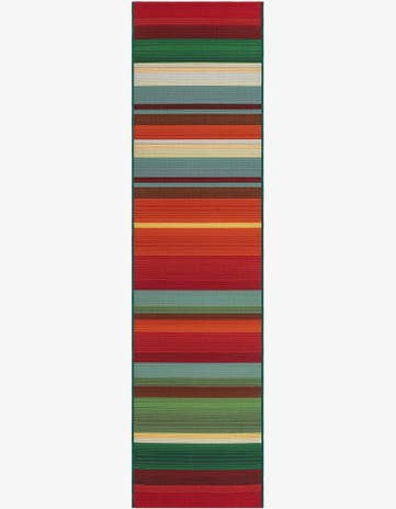 Easy-Clean Modern Indoor / Outdoor Runner Rug