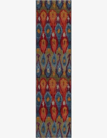 2' x 8' Easy-Clean Modern Indoor / Outdoor Runner Rug