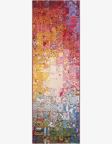 2' x 6' Easy-Clean Modern Indoor / Outdoor Runner Rug