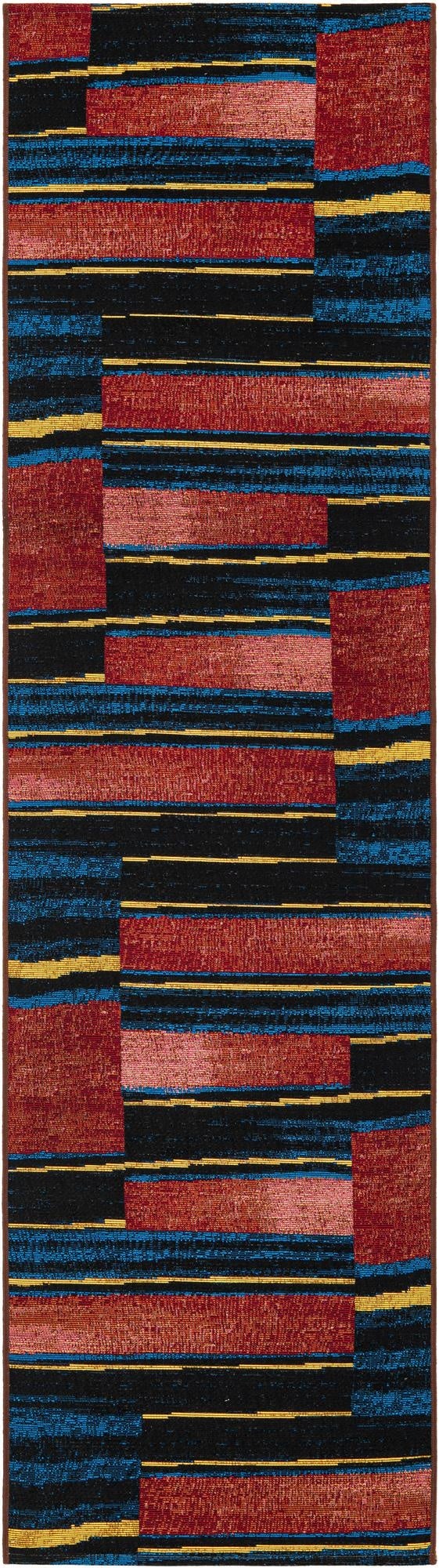 Primary image 2' x 8'  Washable Modern Indoor / Outdoor Runner Rug