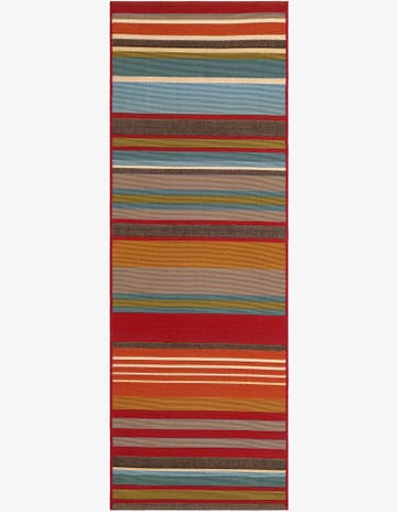 2' x 6' Easy-Clean Modern Indoor / Outdoor Runner Rug