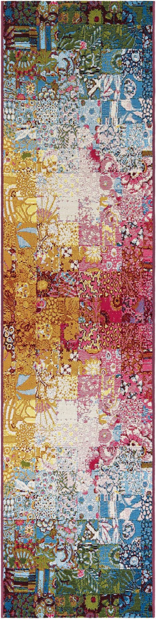 2' x 8'  Washable Modern Indoor / Outdoor Runner Rug