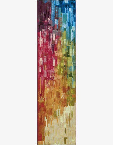 Easy-Clean Modern Indoor / Outdoor Runner Rug