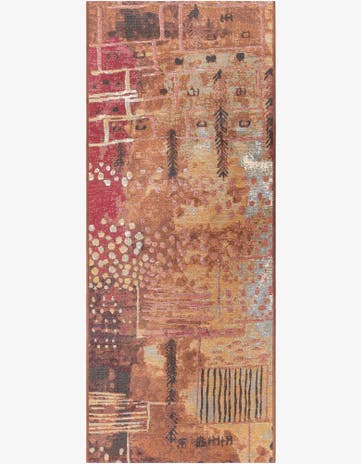 2' x 5' Easy-Clean Modern Indoor / Outdoor Runner Rug