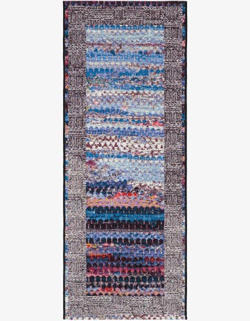 2' x 5' Easy-Clean Modern Indoor / Outdoor Runner Rug