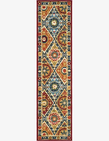 Easy-Clean Modern Indoor / Outdoor Runner Rug