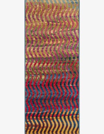 2' x 5' Easy-Clean Modern Indoor / Outdoor Runner Rug