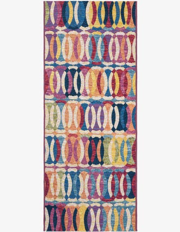 2' x 5' Easy-Clean Modern Indoor / Outdoor Runner Rug