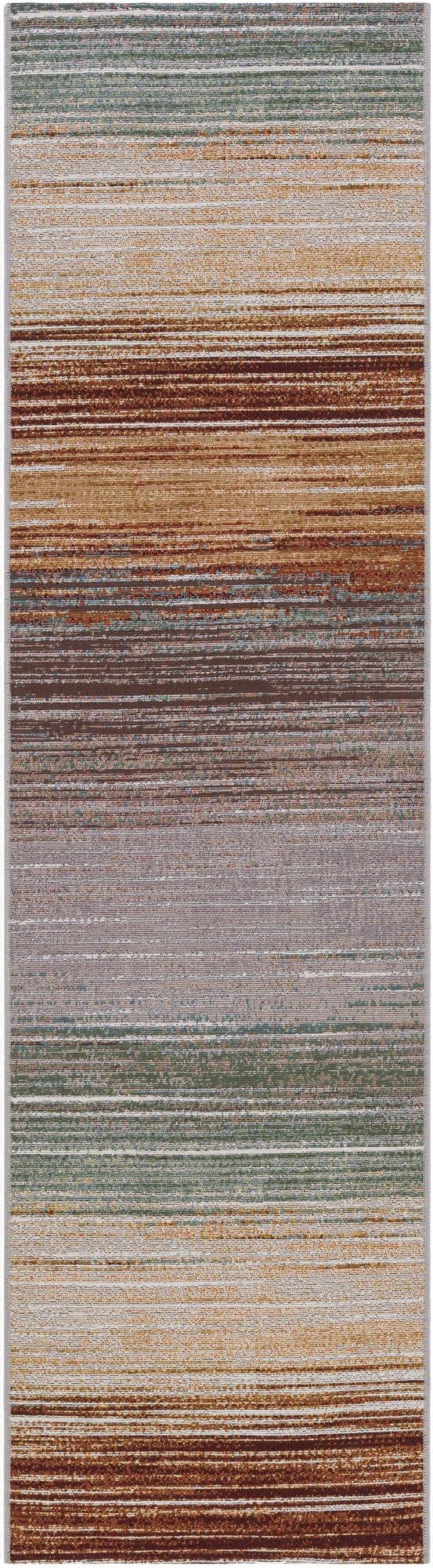 2' x 8'  Washable Modern Indoor / Outdoor Runner Rug