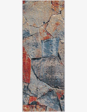 2' x 5' Easy-Clean Modern Indoor / Outdoor Runner Rug