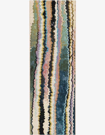 Easy-Clean Modern Indoor / Outdoor Runner Rug