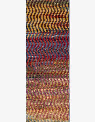 Easy-Clean Modern Indoor / Outdoor Runner Rug