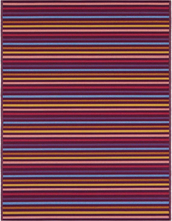 Detail image of 2' 7 x 10' Easy-Clean Ribbon Indoor / Outdoor Runner Rug