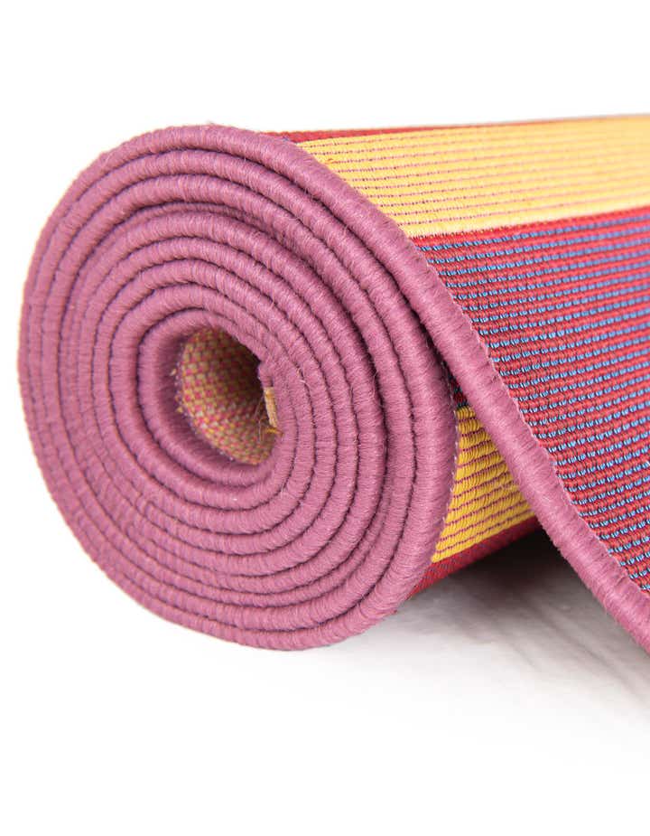 2' 7 x 12' Easy-Clean Ribbon Indoor / Outdoor Runner Rug