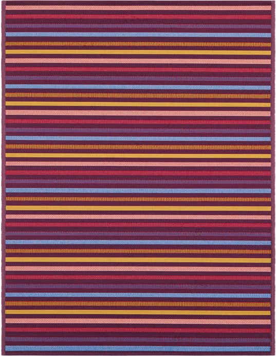 2' x 8' Easy-Clean Ribbon Indoor / Outdoor Runner Rug