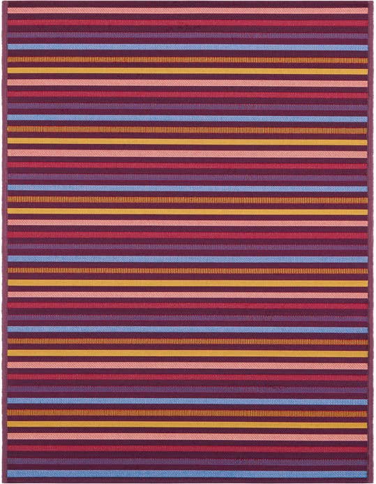 Detail image of 2' x 8' Easy-Clean Ribbon Indoor / Outdoor Runner Rug