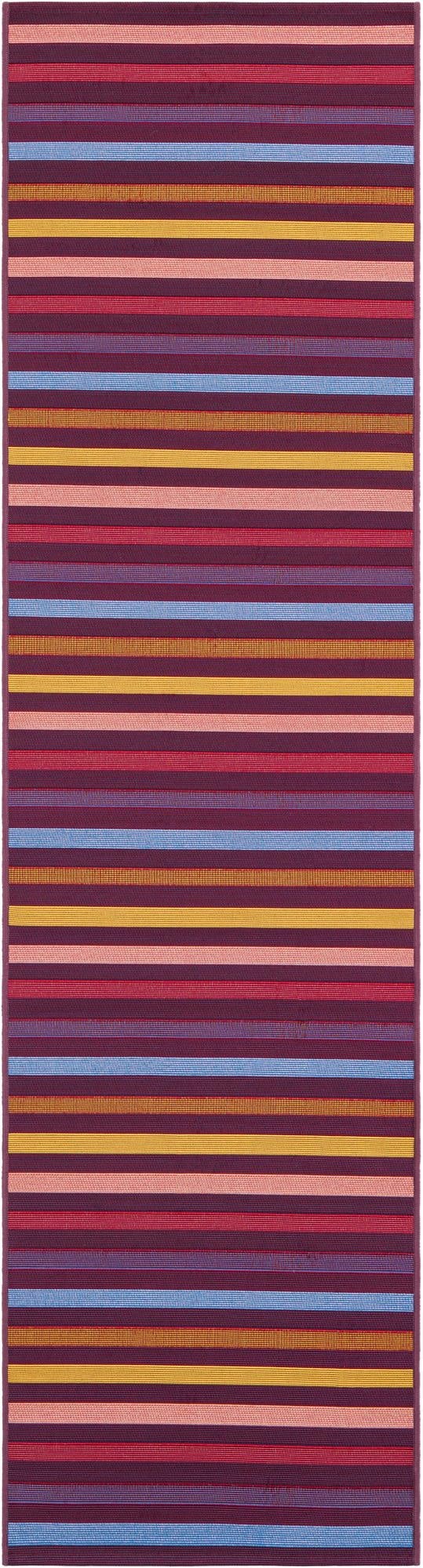 2' x 8' Washable Ribbon Indoor / Outdoor Runner Rug